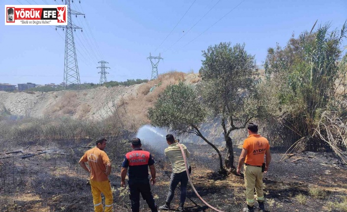 Kuşadası’nda korkutan yangın