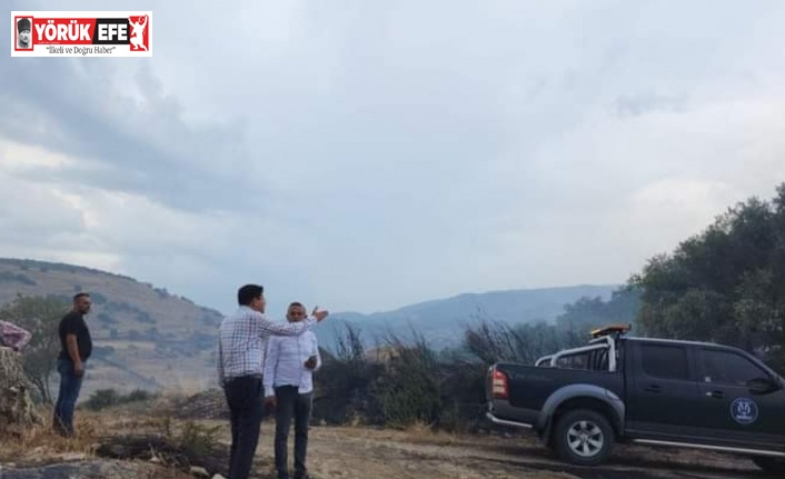 Nazilli Belediyesi’nden yangın bölgesine destek