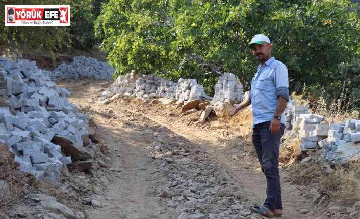 Şimşelli Mahallesinde hayati önem taşıyan yollar yenileniyor