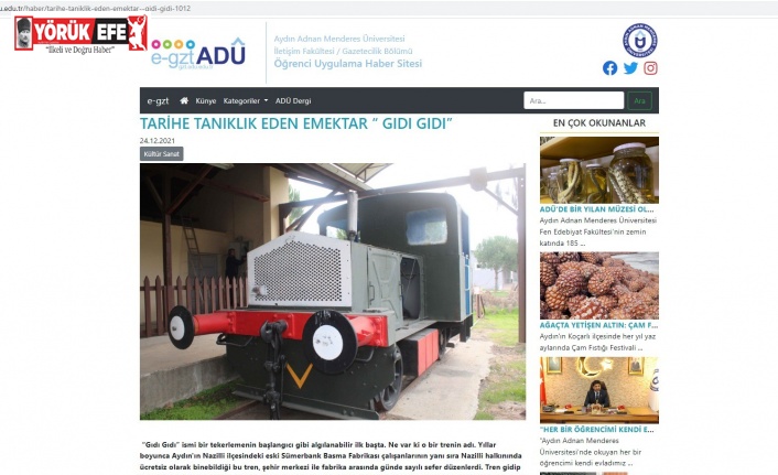 ADÜ öğrencisi Özkan, ‘Geleceğin İletişimcileri’ yarışmasında finale kaldı