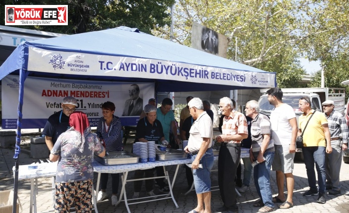 Aydın Büyükşehir Belediyesi merhum Başbakan Menderes’i andı