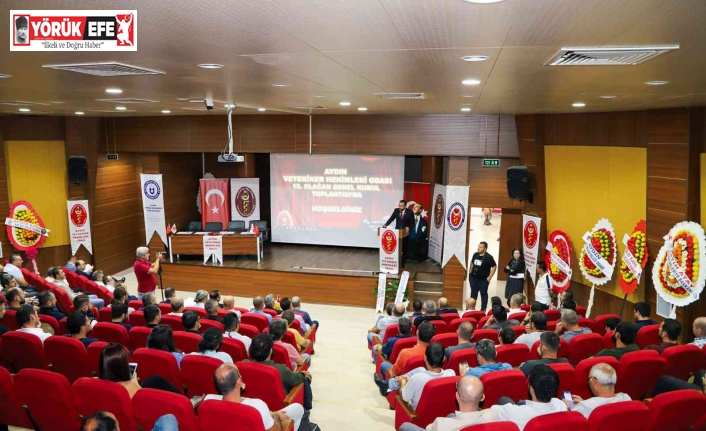 Aydın Veteriner Hekimleri Odası’nda Başkan Şahin güven tazeledi