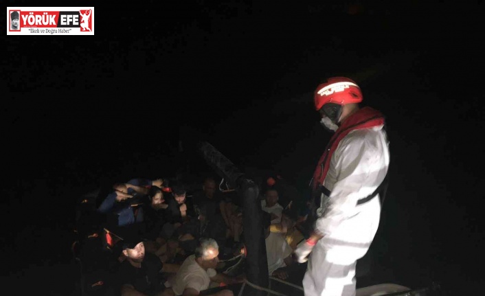 Aydın’da 13 düzensiz göçmen kurtarıldı