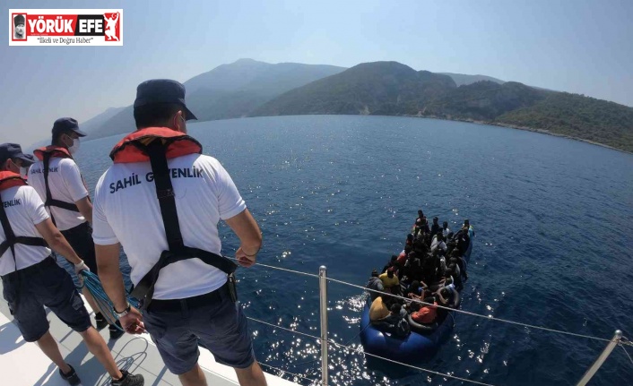 Aydın’da 45 düzensiz göçmen kurtarıldı