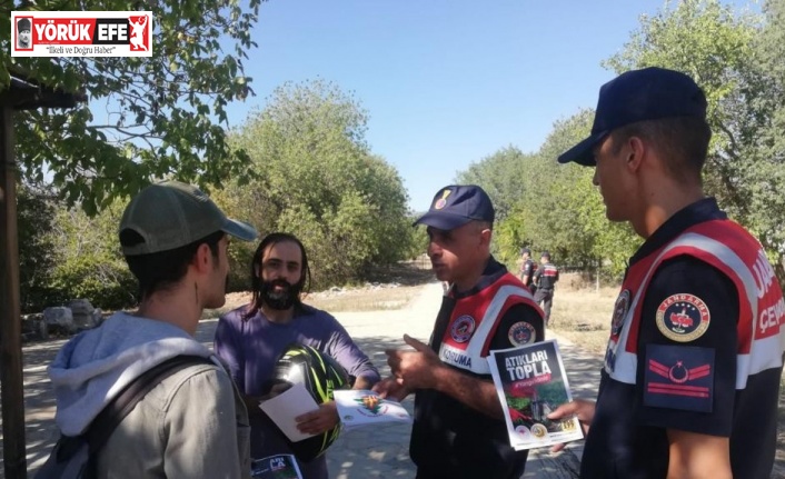 Aydın’da jandarma ekipleri aile içi şiddet ve orman yangınlarına dikkat çekti