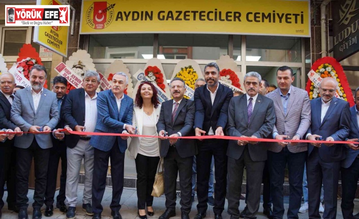 Aydınlı gazeteciler yeni evine kavuştu