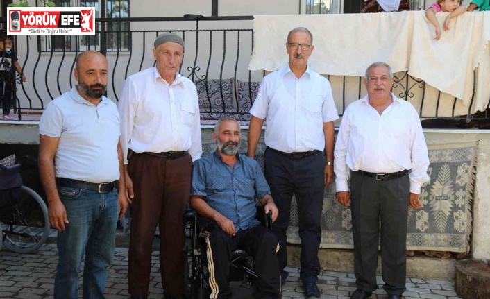 Başkan Atay’dan bedensel engelli Yafgu’ya akülü sandalye