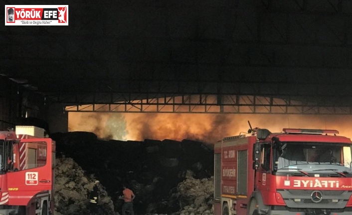 Çırçır fabrikasındaki yangın söndürüldü