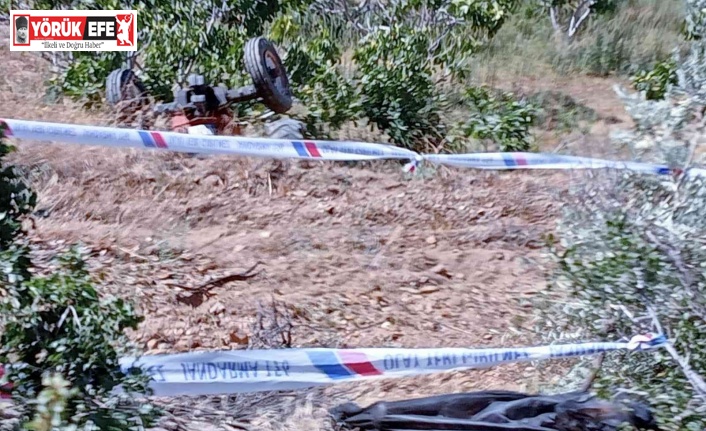 İncir bahçesinde traktör devrildi: 1 ölü