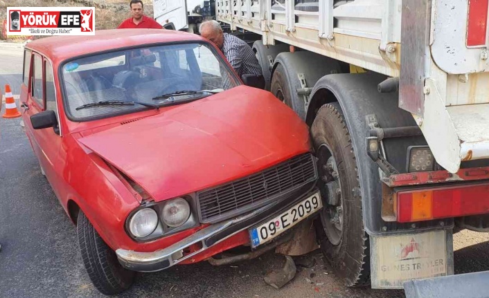 Kuşadası’nda kaza ucuz atlatıldı