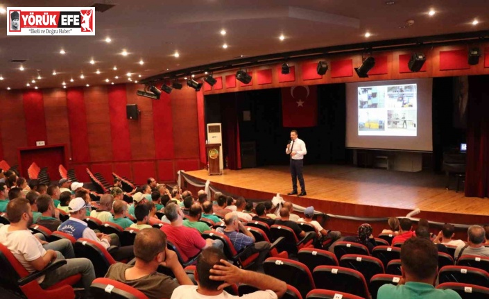 Nazilli Belediyesi personellerine iş sağlığı ve güvenliği eğitimi verildi