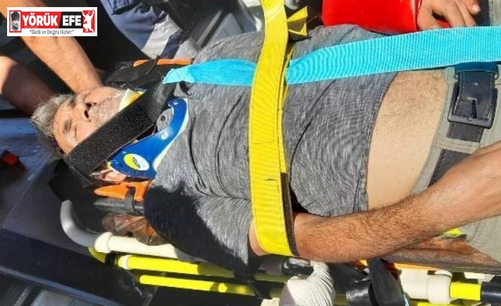 Trenin çarptığı kişi ağır yaralandı