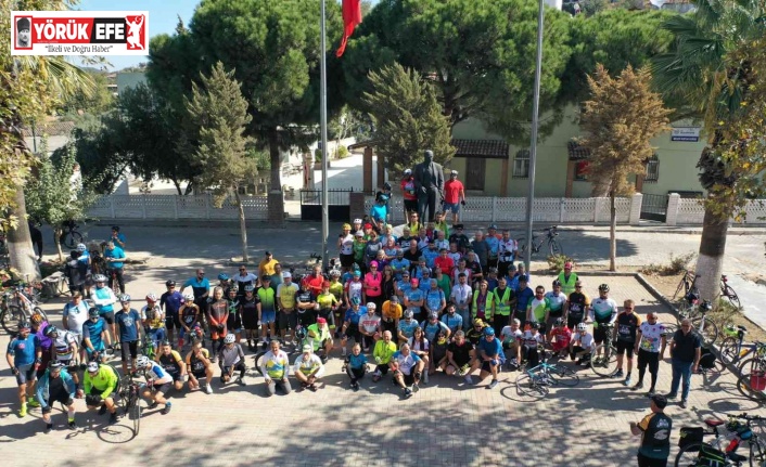 400 bisikletçi, Germencik’te buluştu