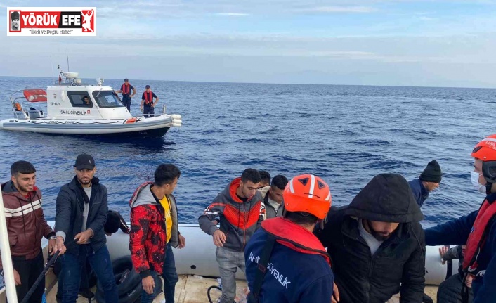 Aydın’da 22 düzensiz göçmen kurtarıldı