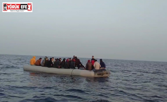 Aydın’da 28 düzensiz göçmen kurtarıldı