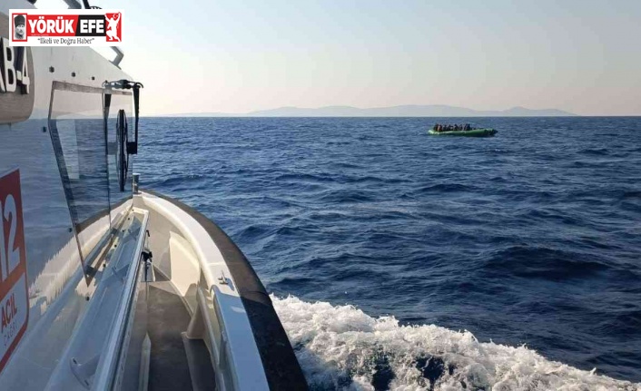 Aydın’da 34 düzensiz göçmen kurtarıldı