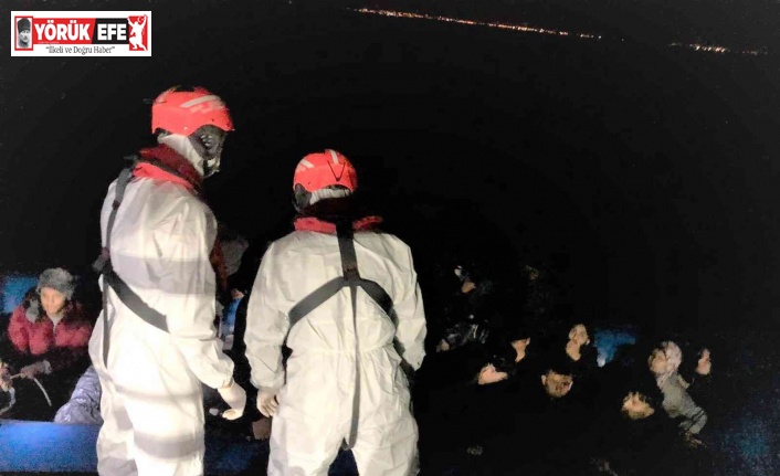 Aydın’da 52 düzensiz göçmen kurtarıldı
