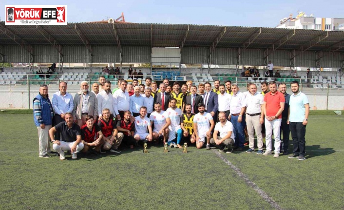Aydın’da din görevlileri arası futbol turnuvasının kazananı Çine oldu