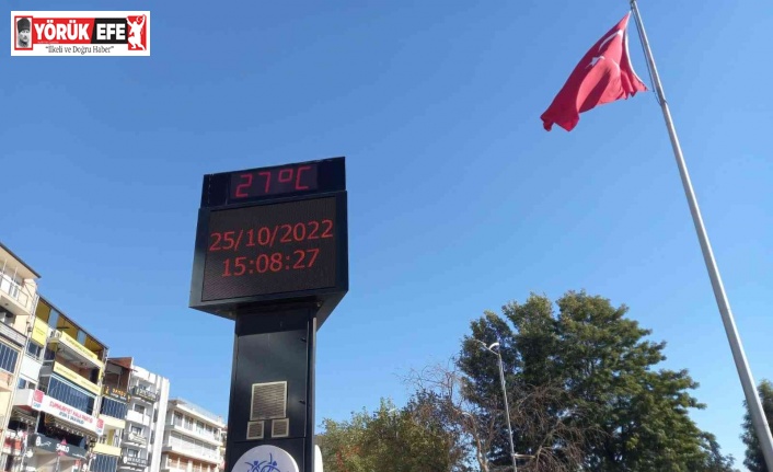 Aydın’da yaz devam ediyor