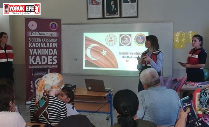Balat’ta öğrenci velileri ve öğretmenlere KADES bilgilendirmesi