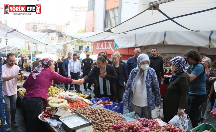 Başkan Çerçioğlu Salı pazarında vatandaşlarla buluştu