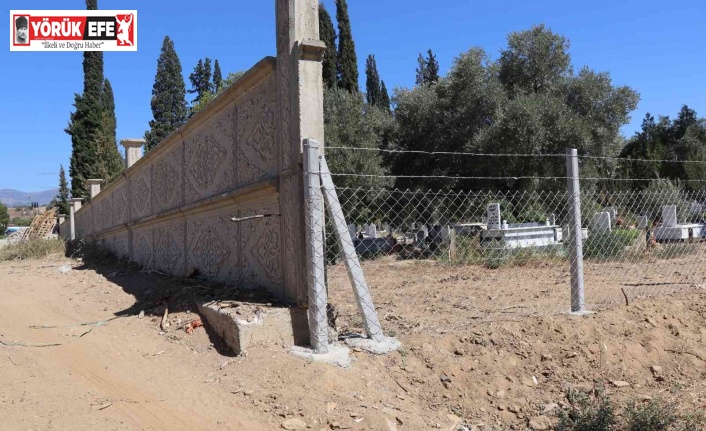 Dallıca Mezarlığı çevre düzenlemelerinde sona gelindi