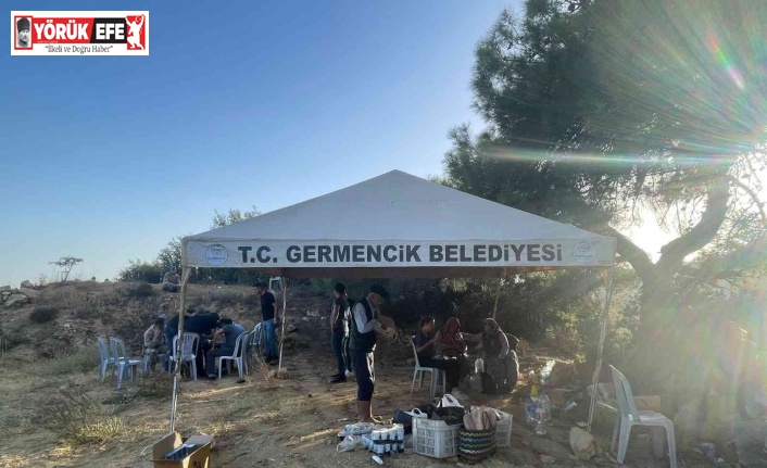 Kaybolan kişi için arama çalışmalarına Germencik Belediyesi’nden destek