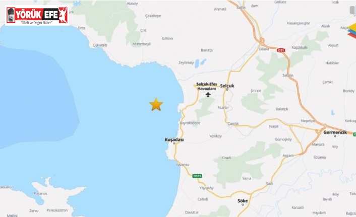 Kuşadası’nda korkutan deprem