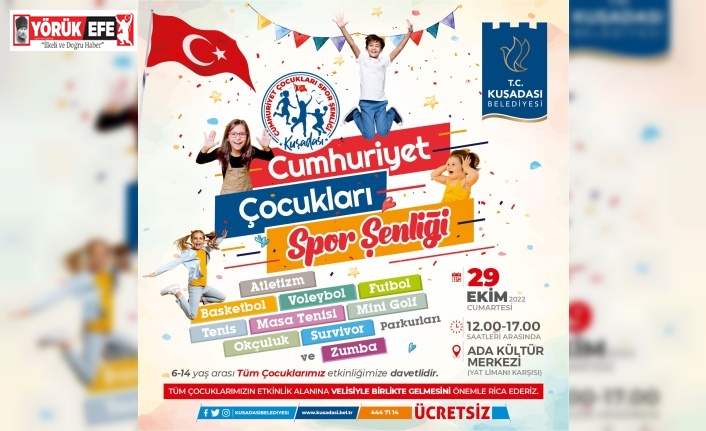 Kuşadası’nda Spor Şenliği düzenlenecek