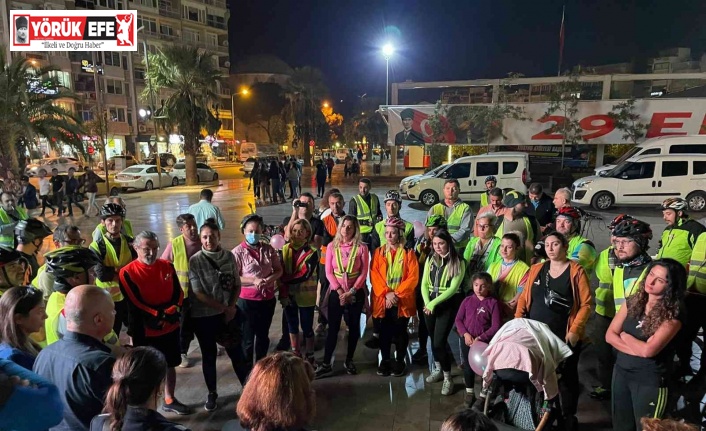 Meme kanserine dikkat çekmek için pedalladılar