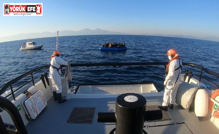 Mobil radarın tespit ettiği 36 düzensiz göçmen yakalandı