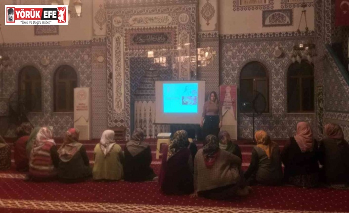 Nazillili kadınlar kansere karşı bilgilendirildi