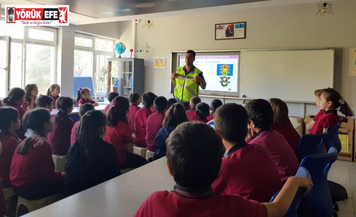 Nazillili öğrenciler trafik kurallarına karşı bilgilendirildi