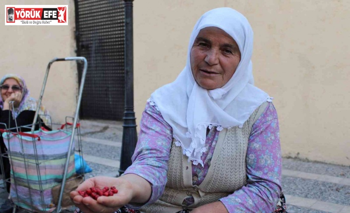 Sonbaharın kırmızısı şifa kaynağı kızılcık, pazar tezgahlarında