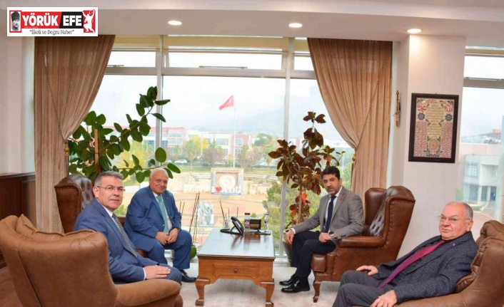 ADÜ Rektörü Aldemir, eski bakan Koç’u ağırladı