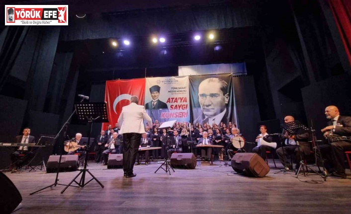 Aydın Büyükşehir Belediyesi Ata’ya saygı konseri düzenledi
