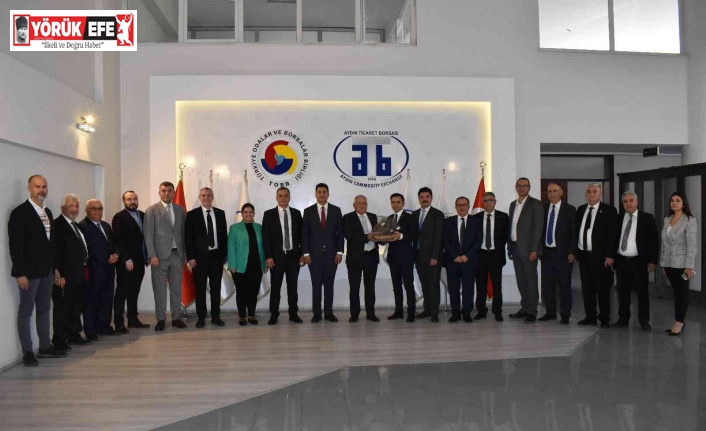 Aydın Ticaret Borsası, Aydın Sanayi Odası’nı ağırladı