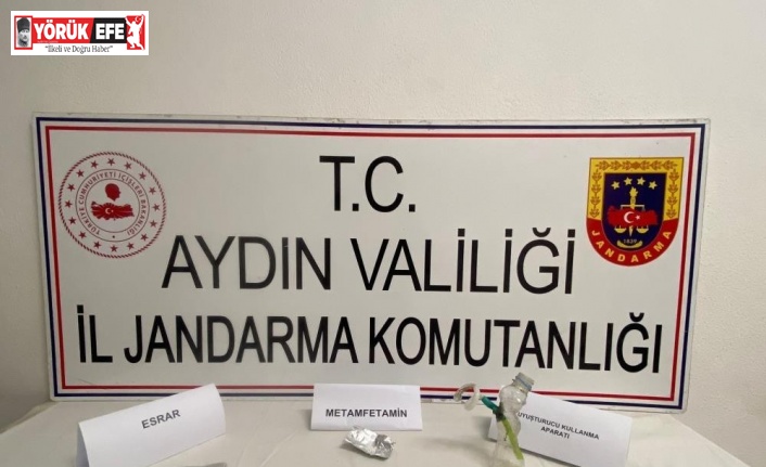 Aydın’da Jandarma’dan uyuşturucu operasyonu