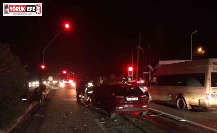 Aydın’da zincirleme trafik kazası: 5 yaralı