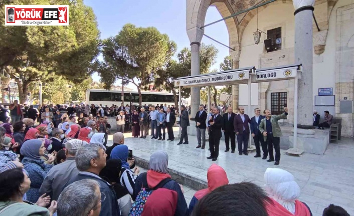 Aydınlı umreciler dualarla kutsal topraklara uğurlandı