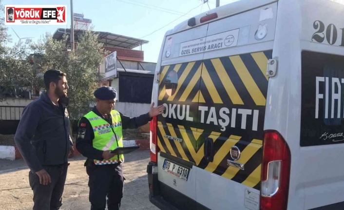 Didim’de okul servis araçları denetlendi