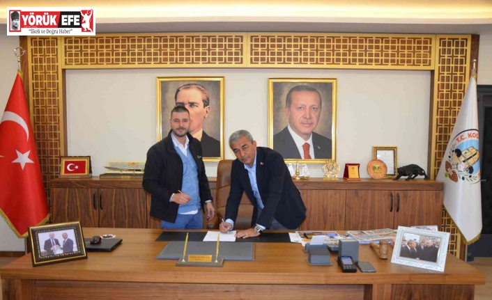 Koçarlı’nın ilk doğalgaz abonesi Başkan Kaplan oldu