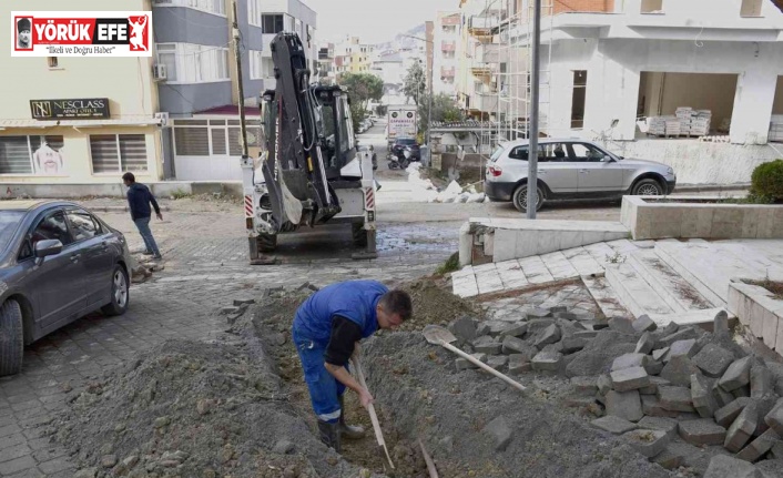 Kuşadası’nda üst ve alt yapı çalışmaları sürüyor