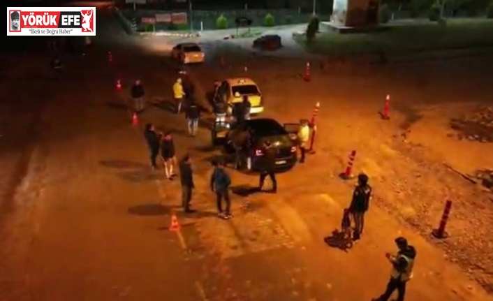 Nazilli emniyetinden 6 noktada eş zamanlı şok uygulama