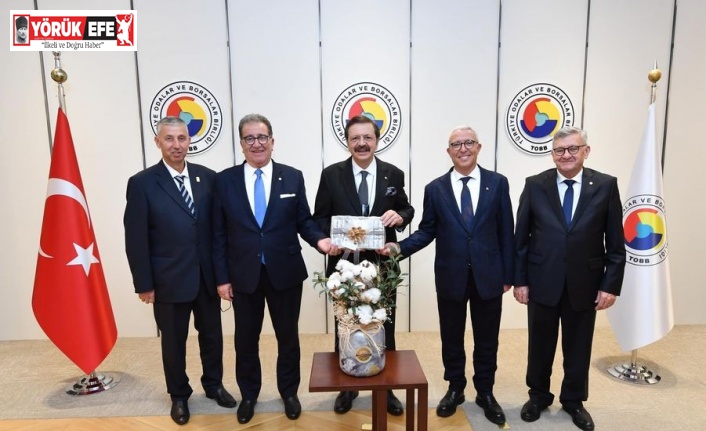 Söke Ticaret Borsası TOBB Başkanı Hisarcıklıoğlu ile görüştü