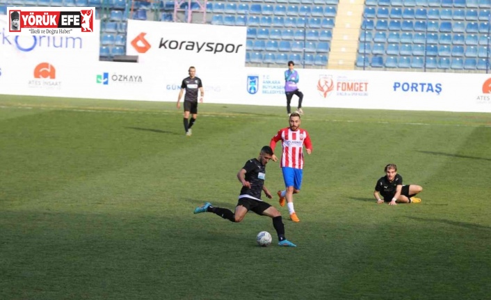 TFF 3. Lig: Çankaya FK: 1 - Efeler 09 SFK: 1