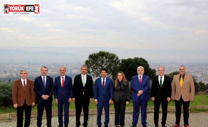 ADÜ Rektörü Aldemir mevkidaşlarını ağırladı