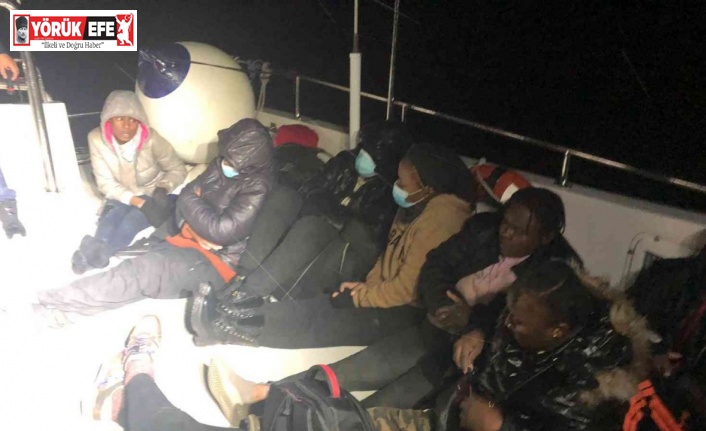 Aydın’da 16 düzensiz göçmen kurtarıldı