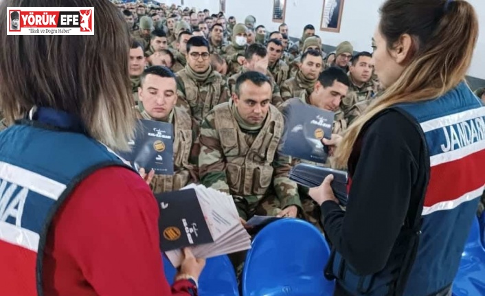 Aydın’da askerler kadına karşı şiddet konusunda bilgilendirildi