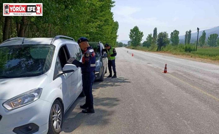 Aydın’da hatalı sürücüleri jandarma affetmedi